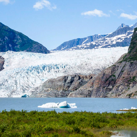 Photo of juneau mendenhall glacier