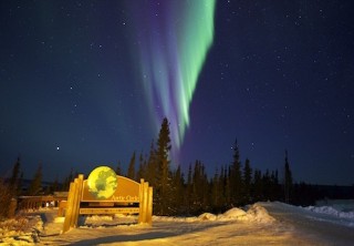 Photo of arctic circle aurora