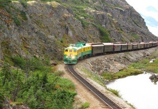 pass train skagway tour summit alaska railroad excursion yukon railway suspension bridge excursions