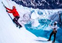 Photo of Juneau Extended Helicopter Glacier Trek Climbing Ice Wall