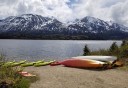 Photo of Kayaks on lake