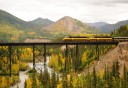 Photo of Train Bridge River Alaska Railroad