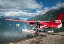 Photo of floatplane on alaskan water