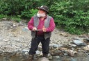 Photo of gold panning demonstration