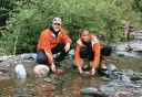 Photo of guests panning for gold