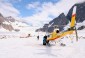 Photo of helicopter on glacier