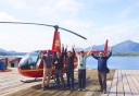 Photo of ketchikan helicopter tour with happy guests