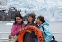 Photo of passengers on the glacier cruise