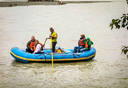 Photo of rafting down chilkat river