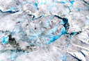 Photo of skagway glacier blue ice