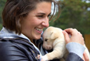 Photo of skagway puppy cuddle