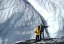 Photo of standing on the matanuska glacier