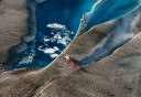 Photo of walking on a glacier