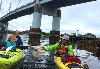 Photo of harbor and islands guided paddle tour