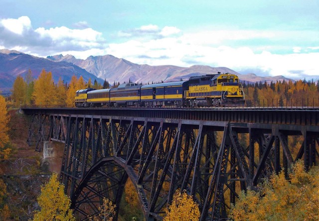 Photo of Train Bridge Alaska Railroad