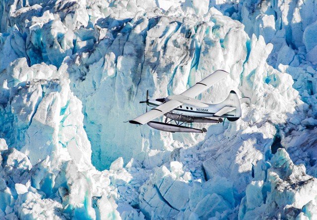 juneau glacier flightseeing via seaplane tour