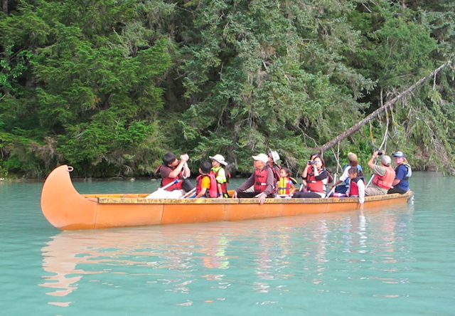 Photo of haines chilkoot canoe wildlife safari turqoise blue lake