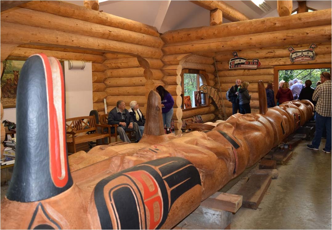 Ketchikan Potlatch Park, City and Wildlife Private Tour Alaska Shore