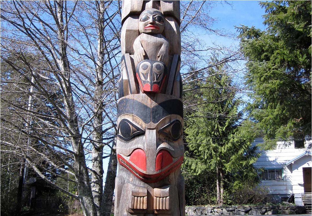 Totem Pole in Sitka Alaska